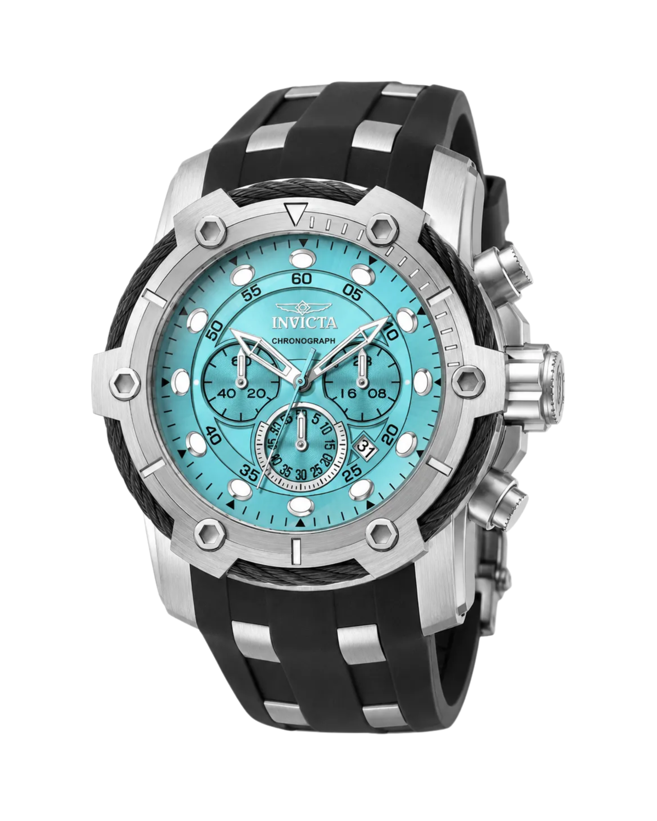 Invicta Bolt Skarn Men's Watch - 51.5mm, Black