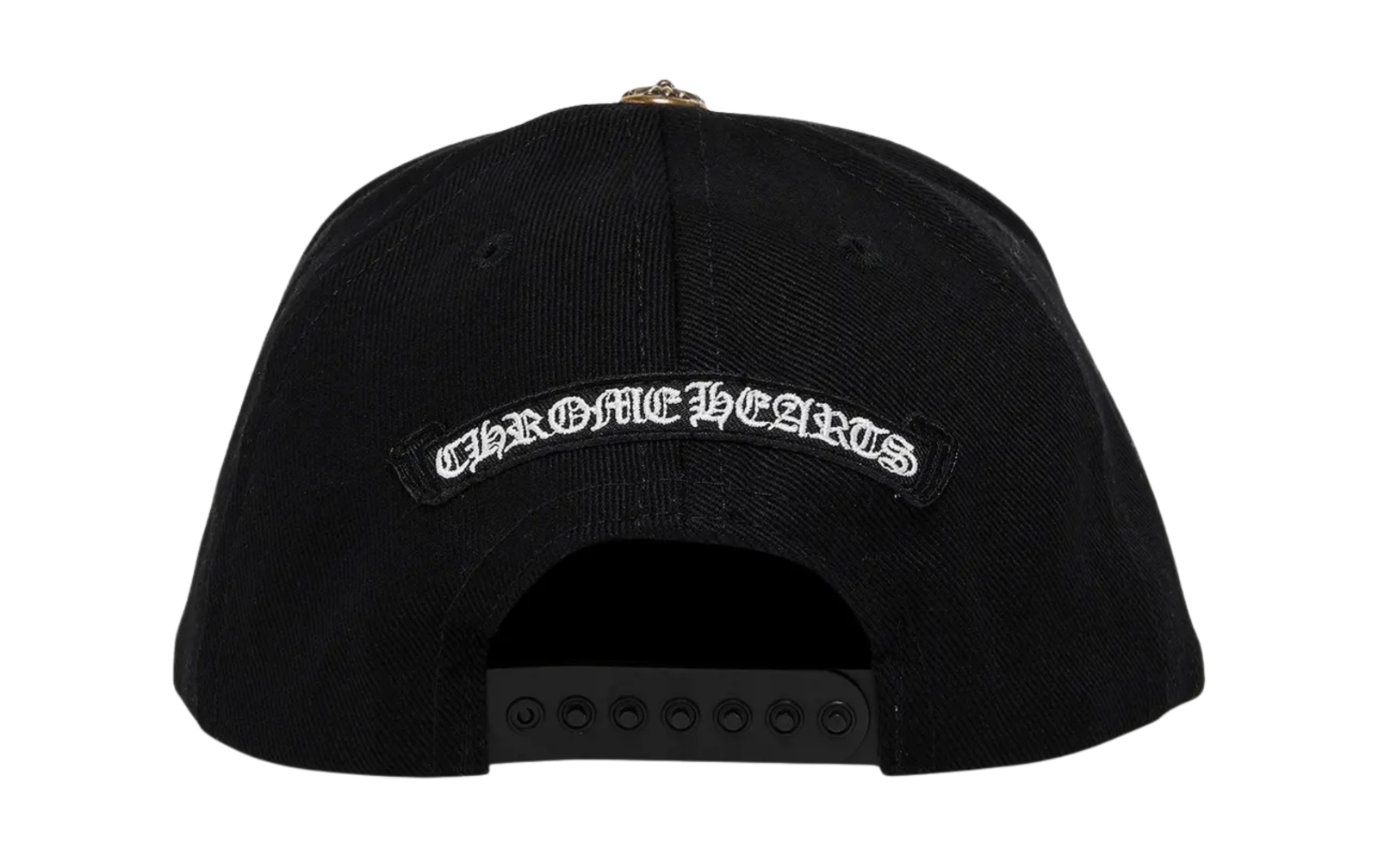 Gorra de béisbol de mezclilla de herradura Chrome Hearts Negro
