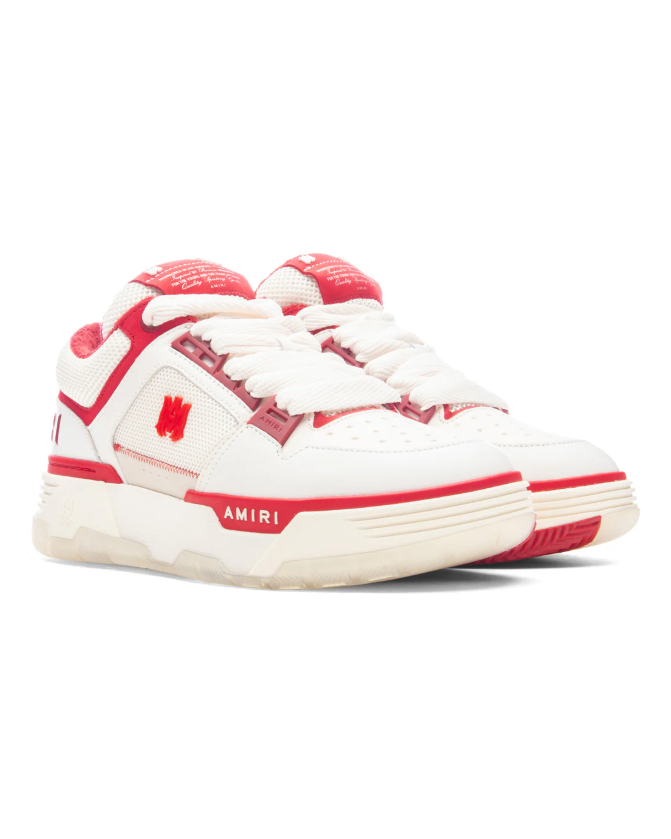 AMIRI MA-1 Blanco Rojo