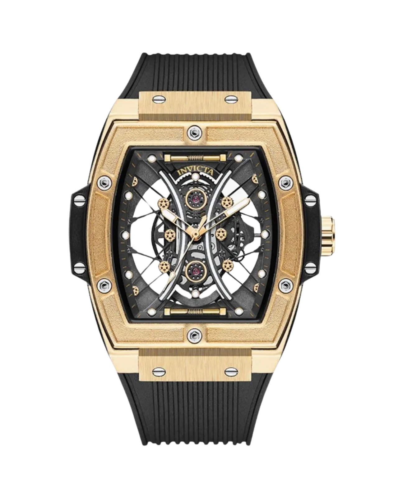 Invicta S1 Rally I by Invicta Men's Watch w/ Skeleton Dial - 50mm, Black