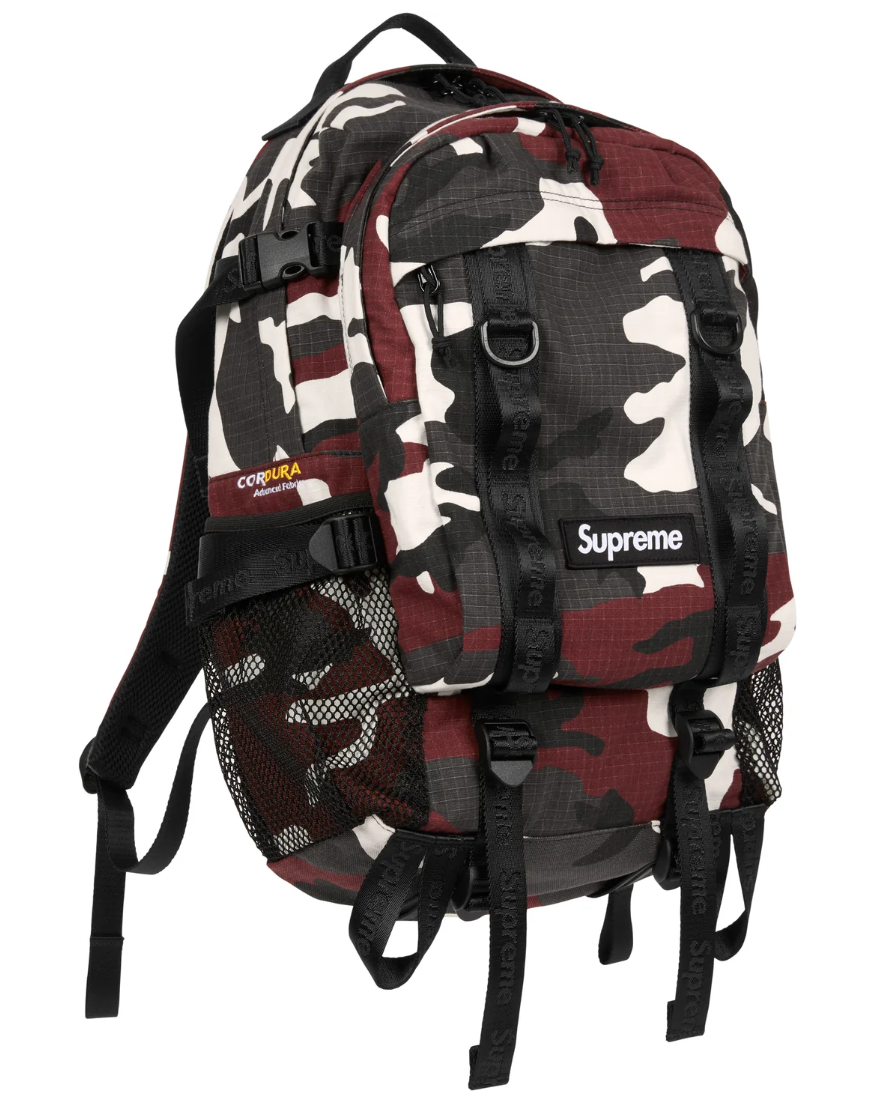 La Supreme Logo Backpack (SS26) "Red Camo"